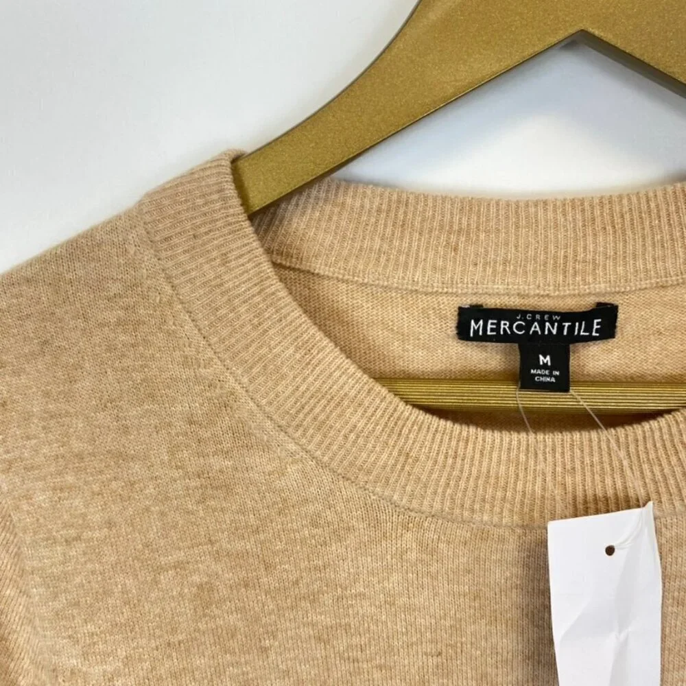 NWT J. Crew Mercantile Wool Blend Ruffle Sweater